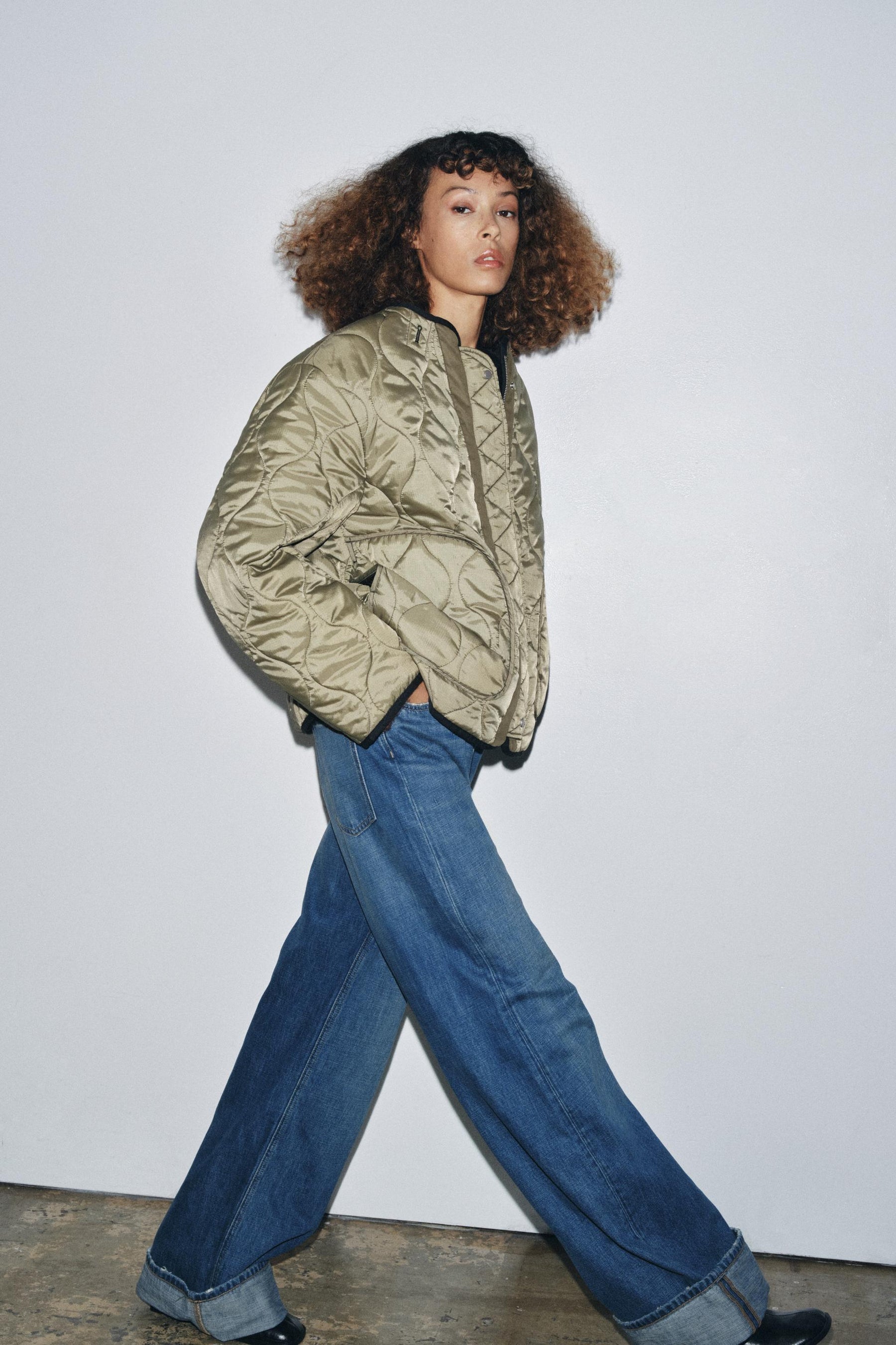 Wendbare Steppjacke