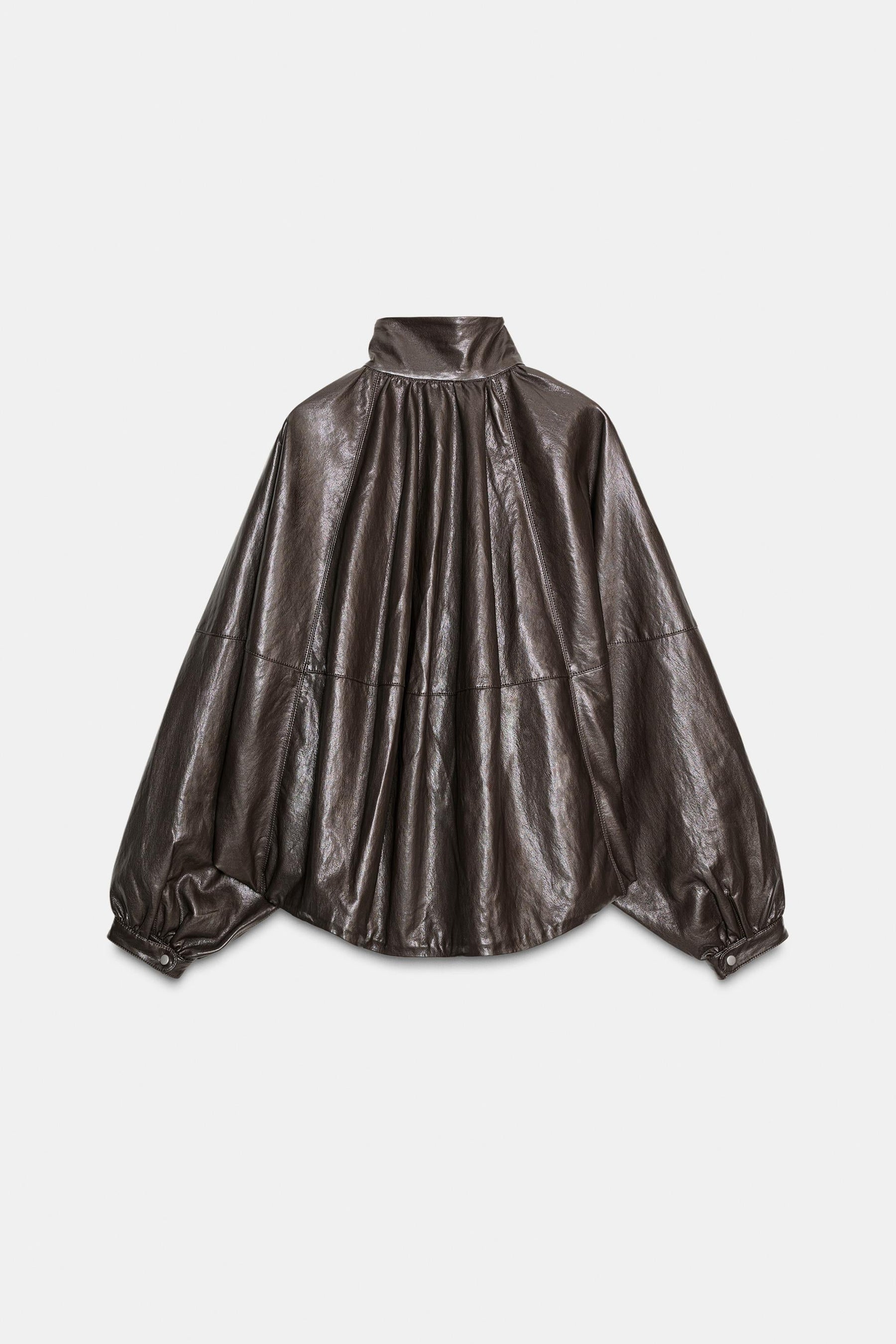 Leather Bomber Jacket
