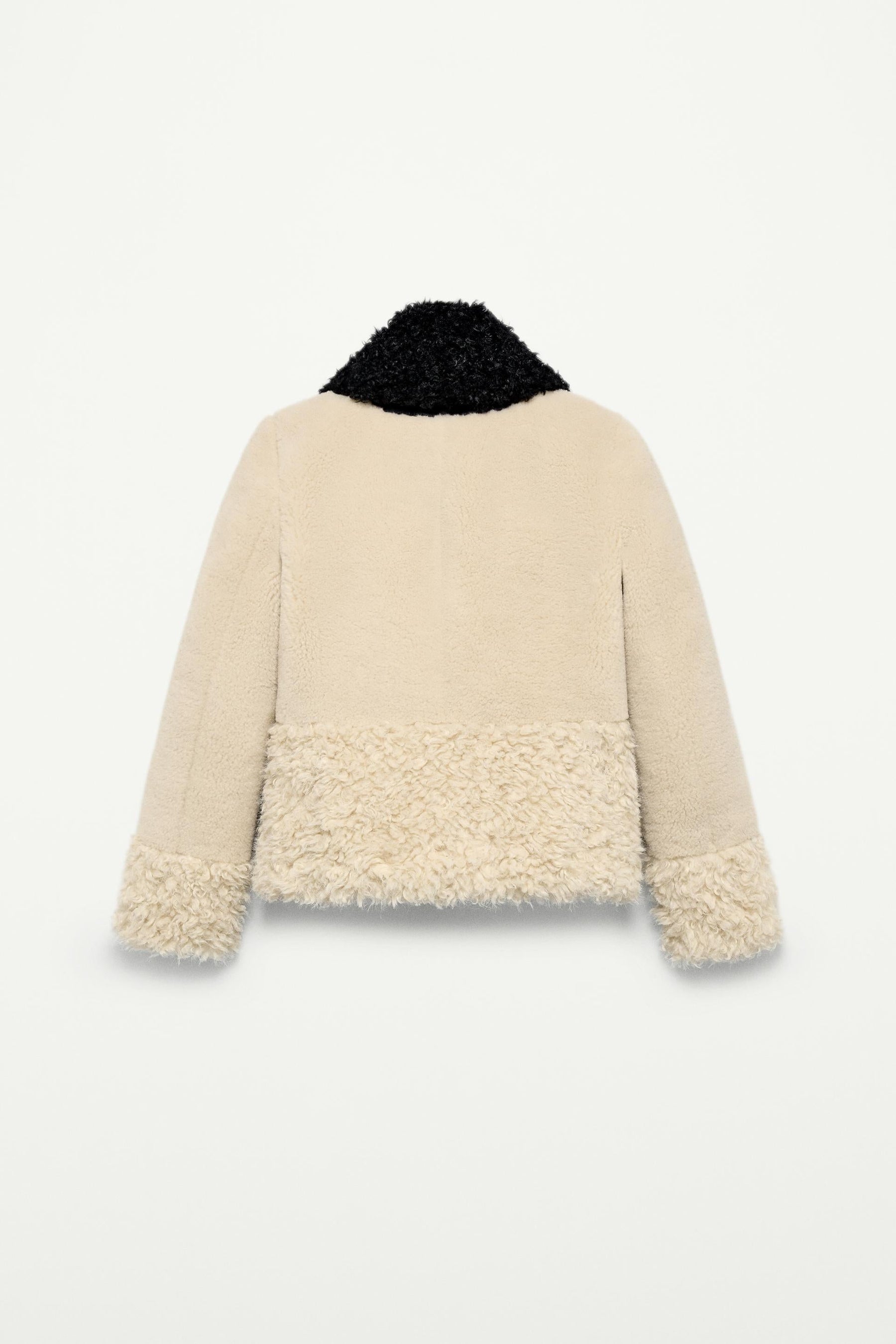 Faux Fur Patchwork Jacket
