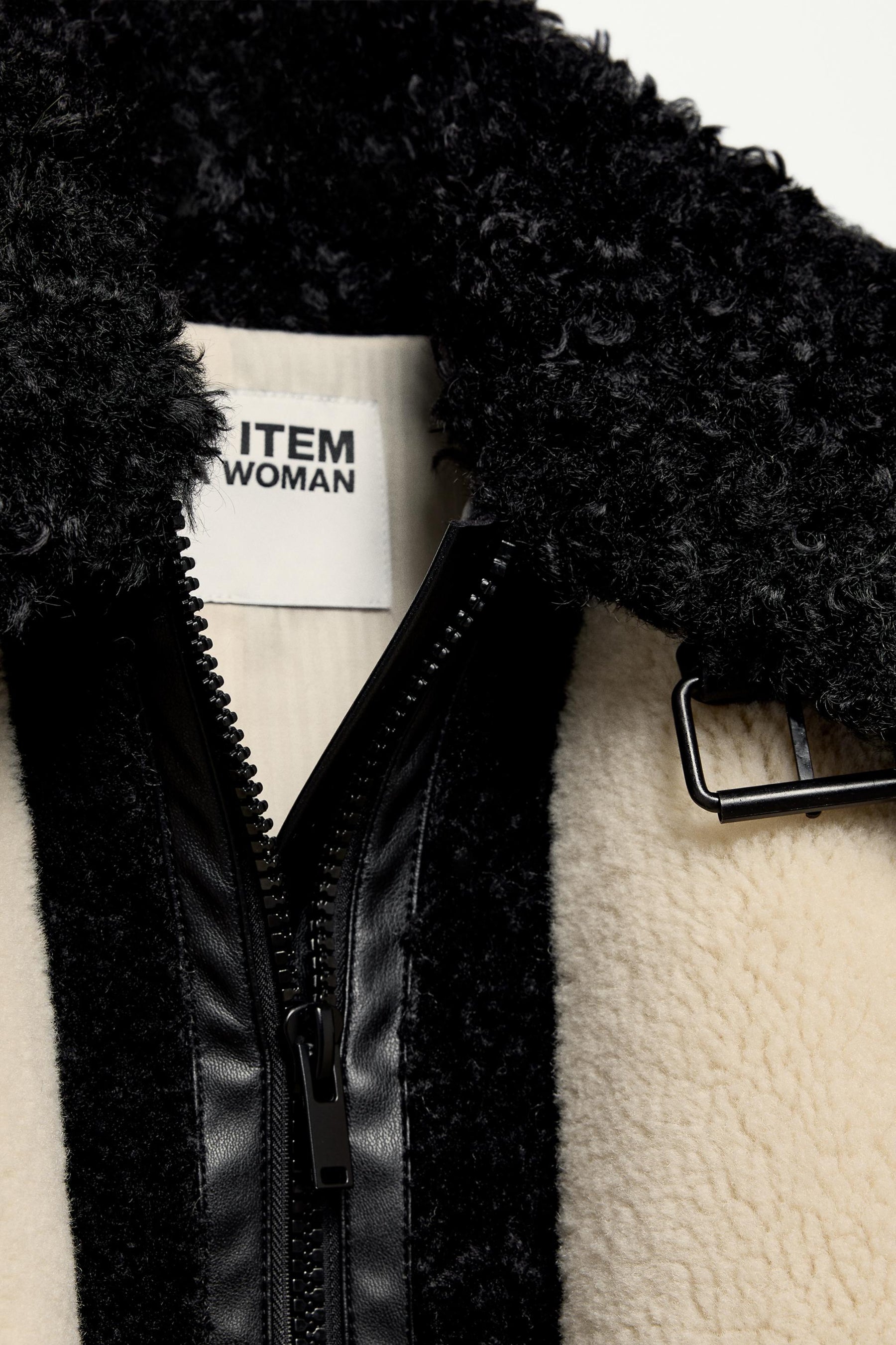 Faux Fur Patchwork Jacket