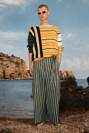 LIMITED EDITION CONTRAST STRIPED SWEATER - Image 1