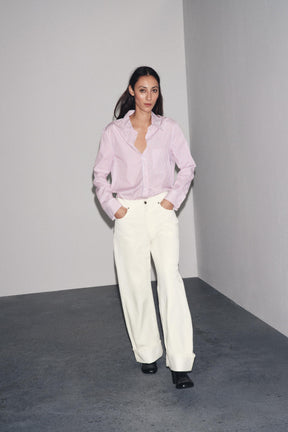 Striped Poplin Shirt