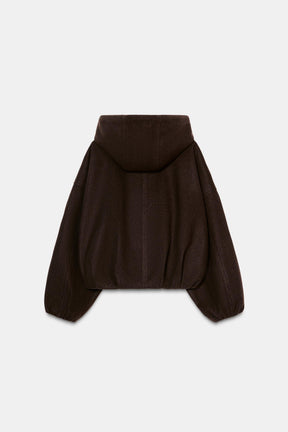 Oversized Bomberjacke mit Kapuze