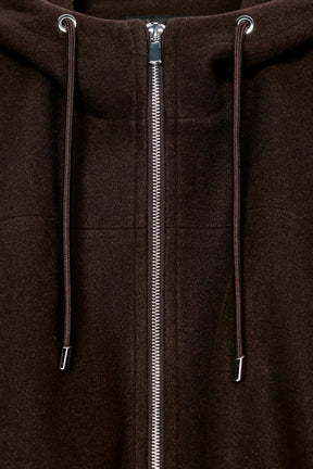Oversized Bomberjacke mit Kapuze