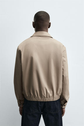 REGULAR FIT COTTON JACKET - Image 3
