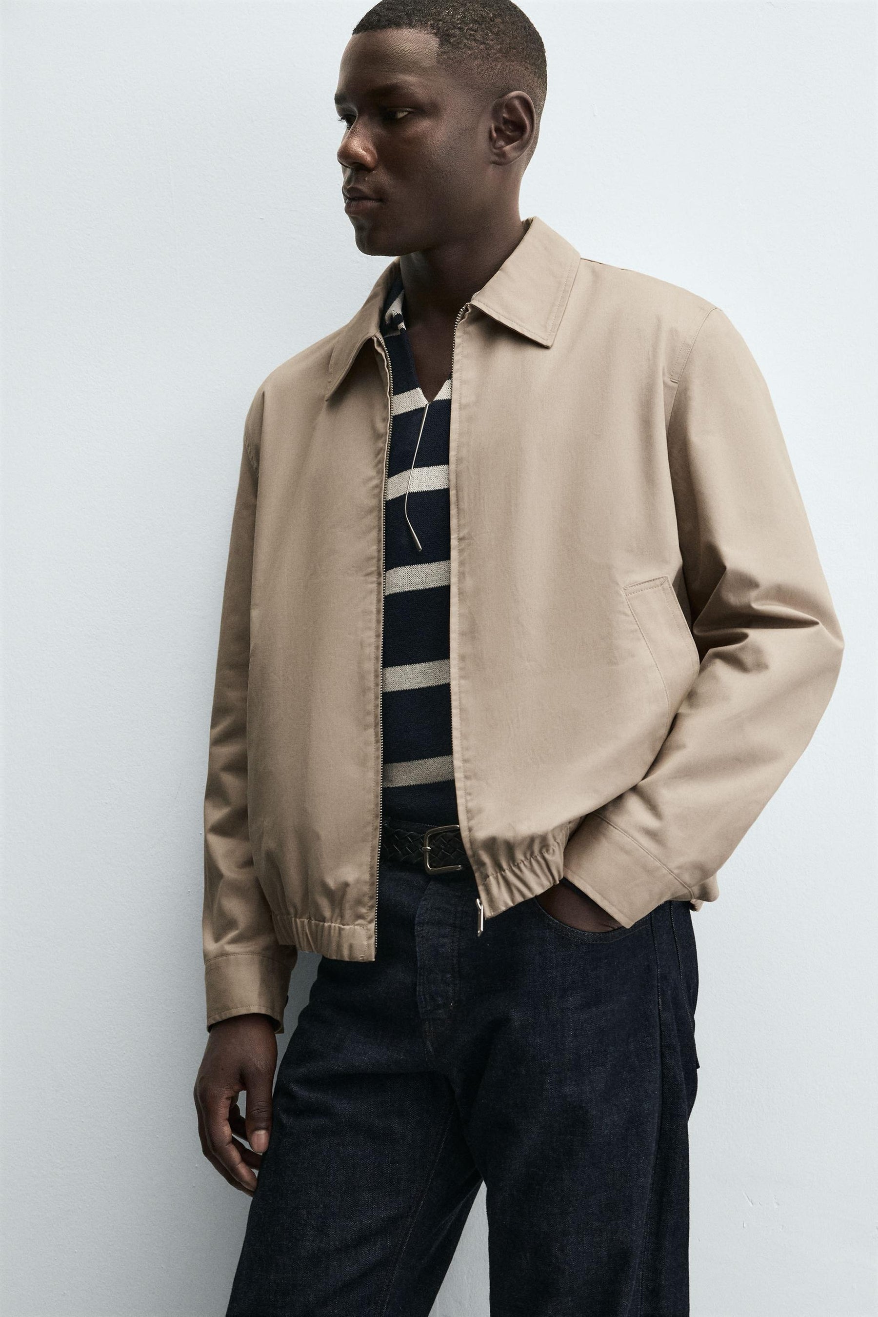 REGULAR FIT COTTON JACKET - Image 6