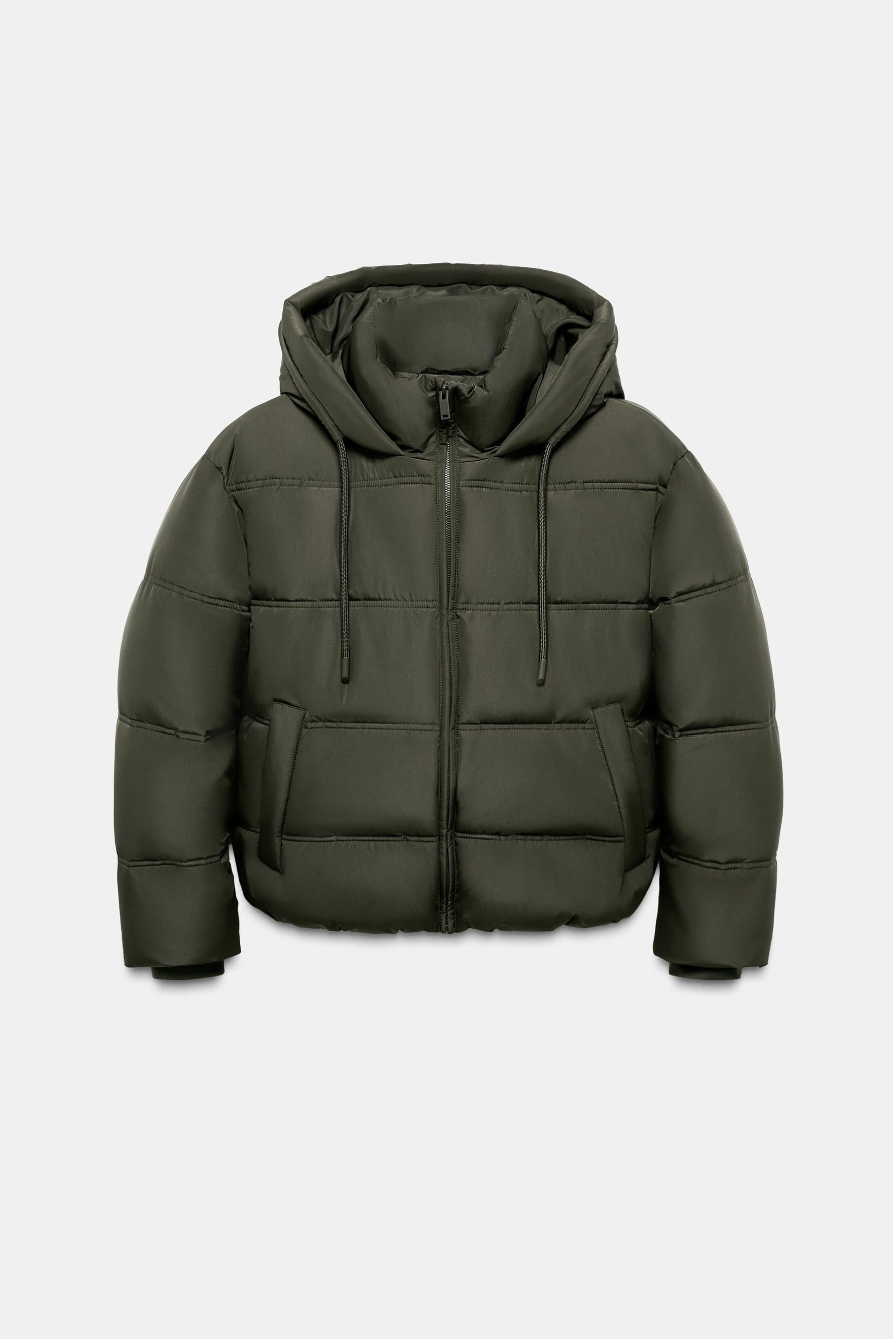 SHORT WATER-REPELLENT AND WINDPROOF HOODED ANORAK - Image 6