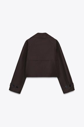DOUBLE-BREASTED SHORT JACKET - Image 3