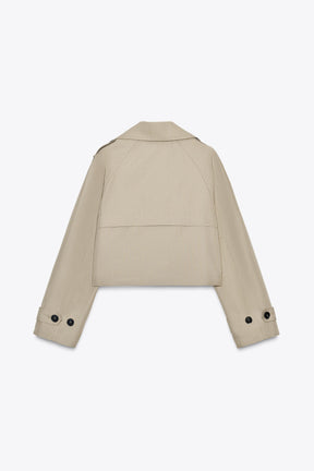 DOUBLE-BREASTED SHORT JACKET - Image 4