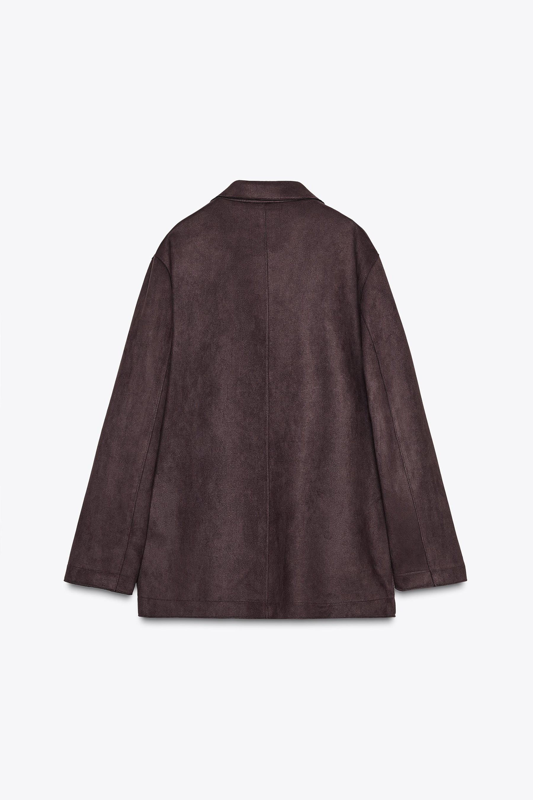 FAUX SUEDE BLAZER - Image 6