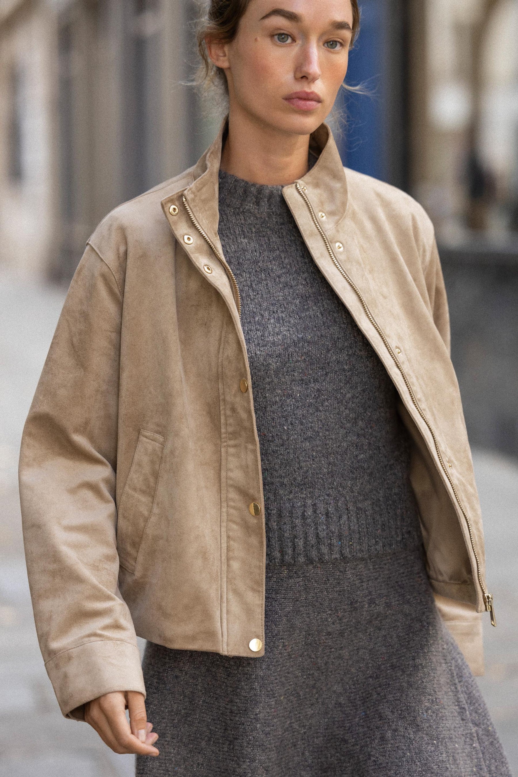FAUX SUEDE JACKET - Image 2