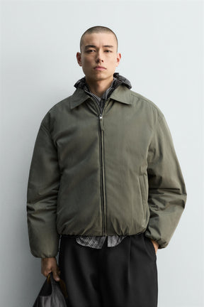 BOXY FIT TEXTURED JACKET - Image 2