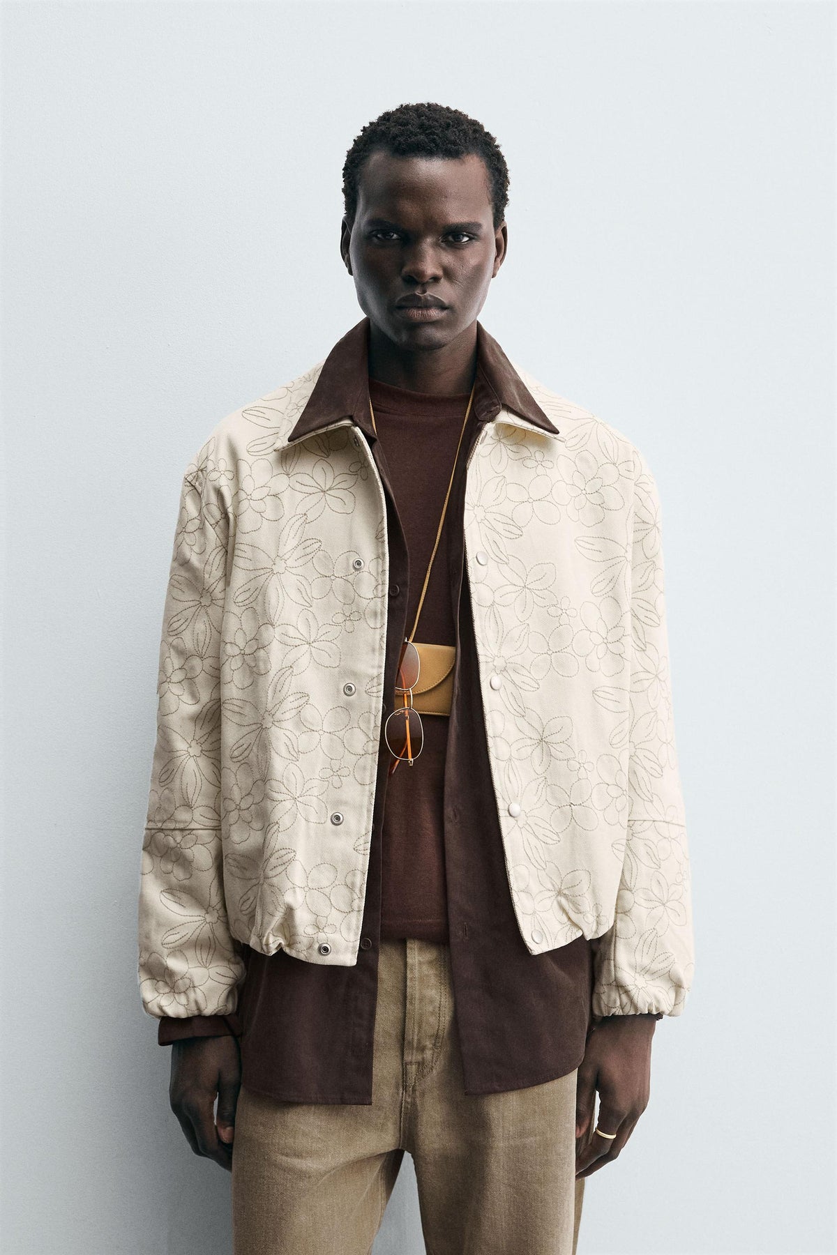 FLORAL JACQUARD JACKET - Image 2