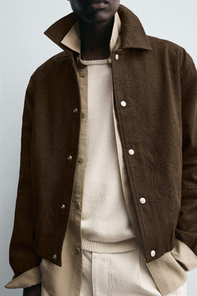 FLORAL JACQUARD JACKET - Image 6