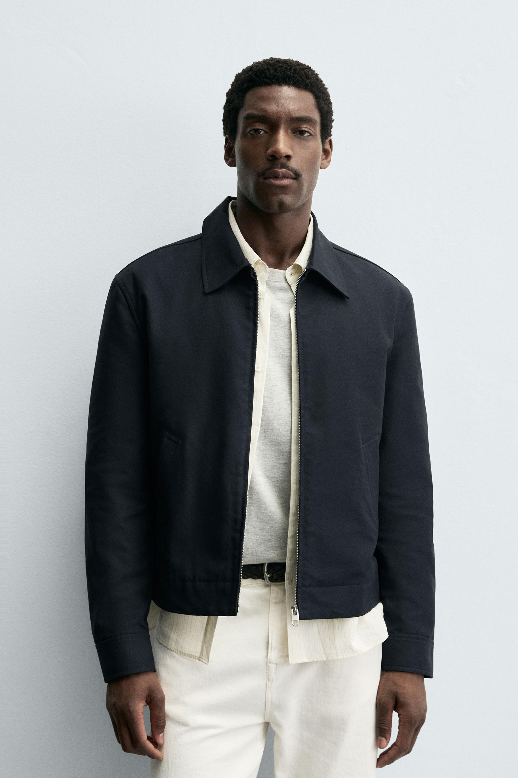 CROPPED FIT COTTON JACKET - Image 2