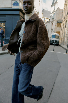 REVERSIBLE DOUBLE-FACED JACKET