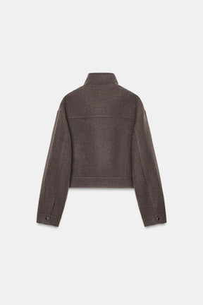 Soft High Neck Jacket