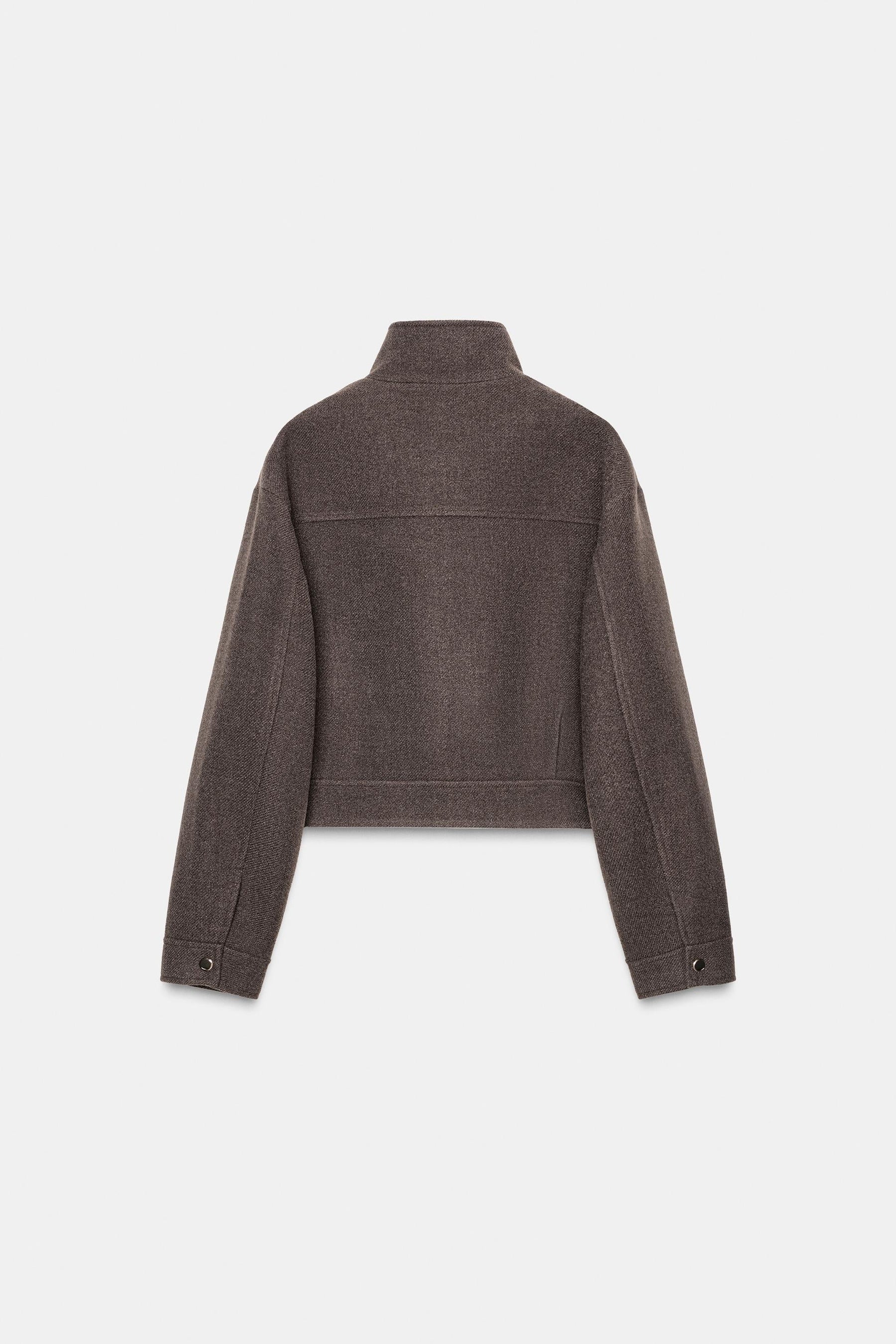 SOFT HIGH NECK JACKET - Image 7