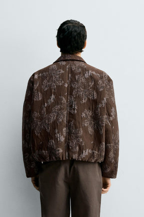 FLORAL JACQUARD JACKET - Image 3