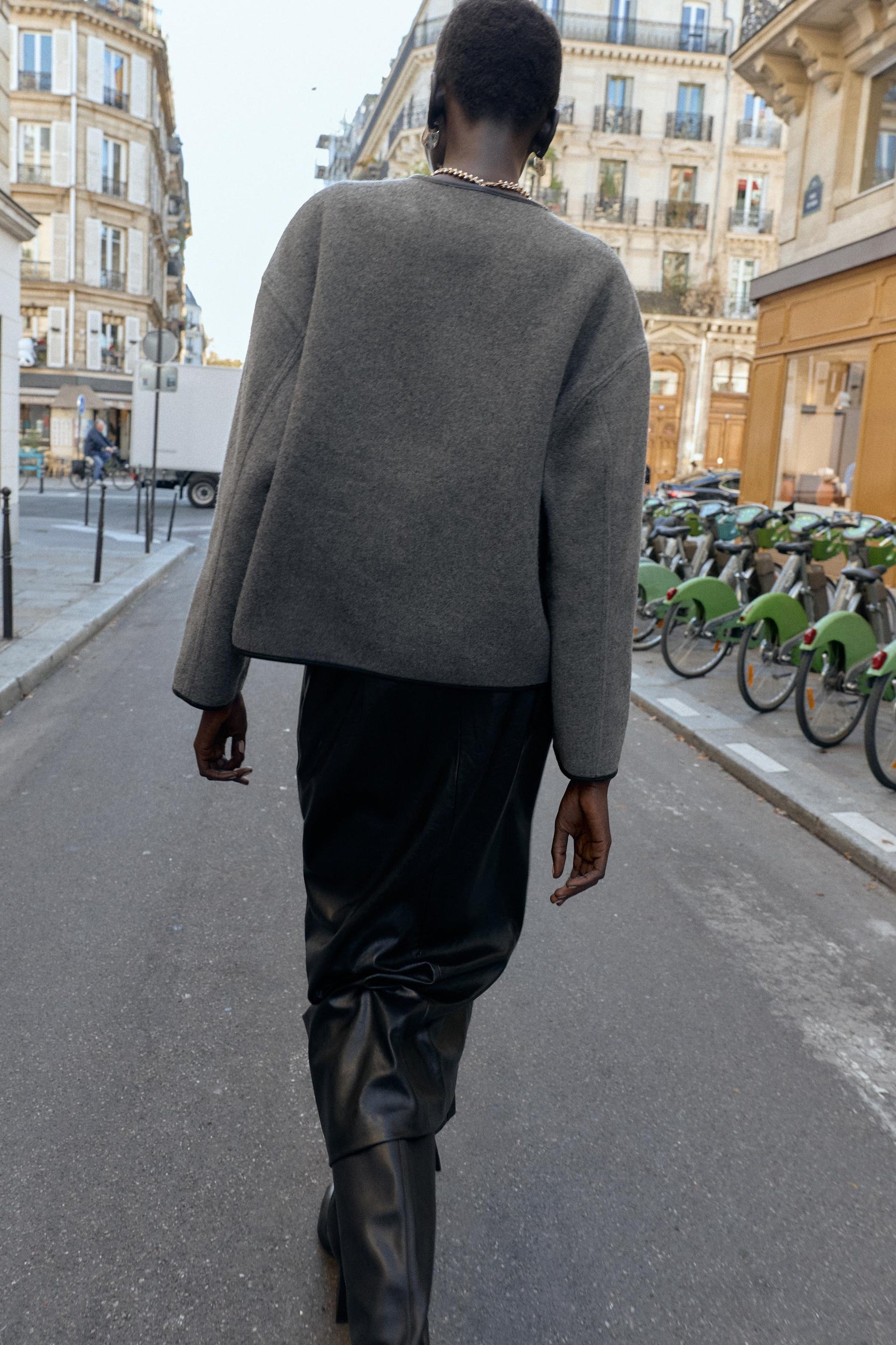 WENDBARE KUNSTLEDERJACKE