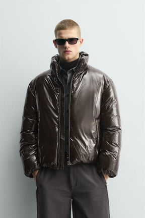 SHINY PUFFER JACKET - Image 2