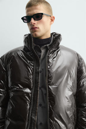SHINY PUFFER JACKET - Image 5