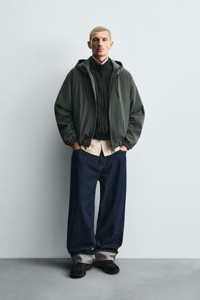 TECHNICAL HOODED JACKET - Image 1