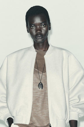 SOFT OVERSIZE BOMBER JACKET - Image 1