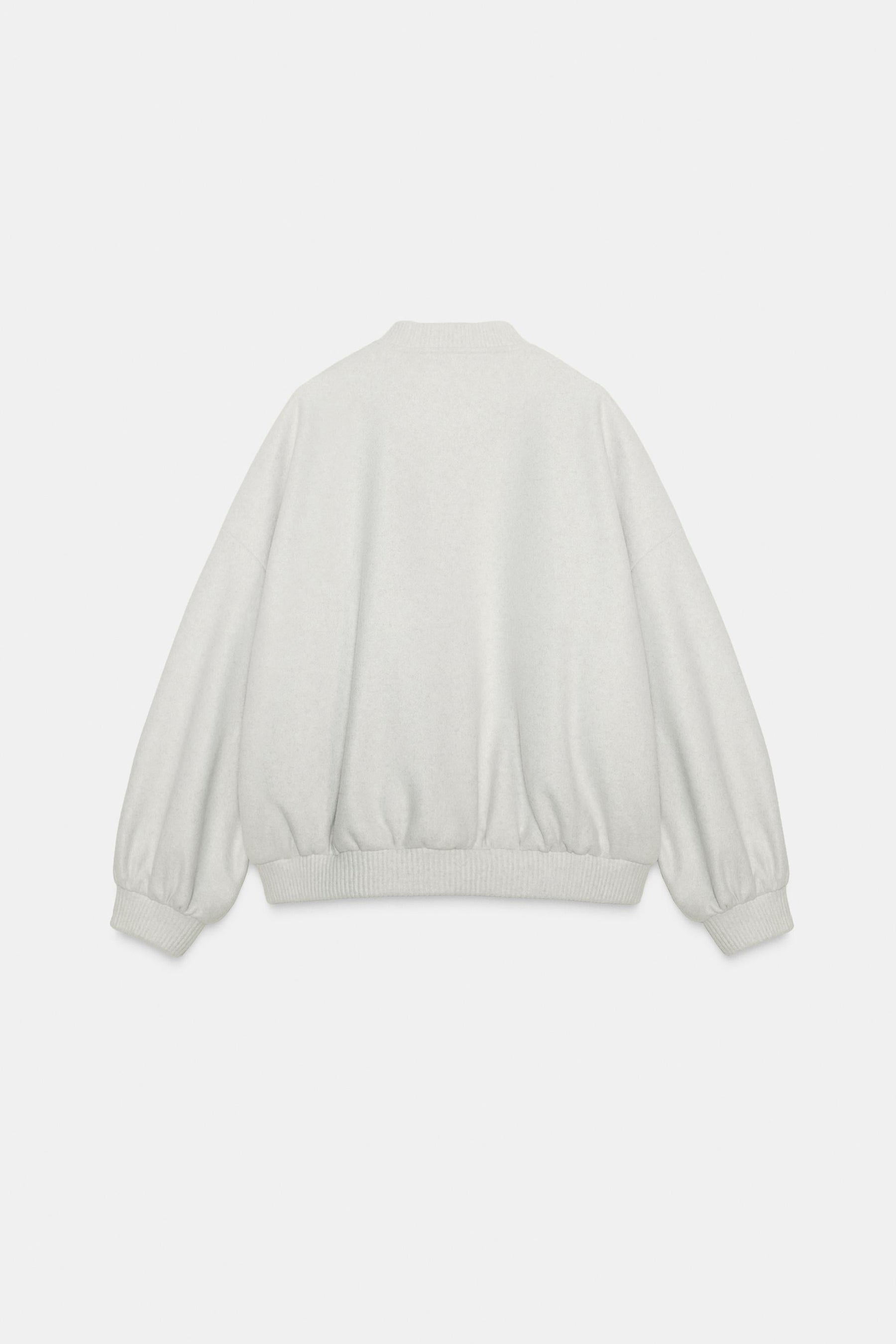 SOFT OVERSIZE BOMBER JACKET - Image 8