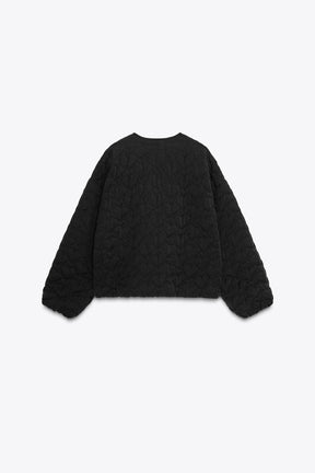 QUILTED BOMBER JACKET