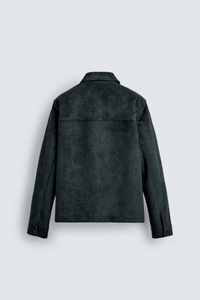 FAUX SUEDE OVERSHIRT - Image 7