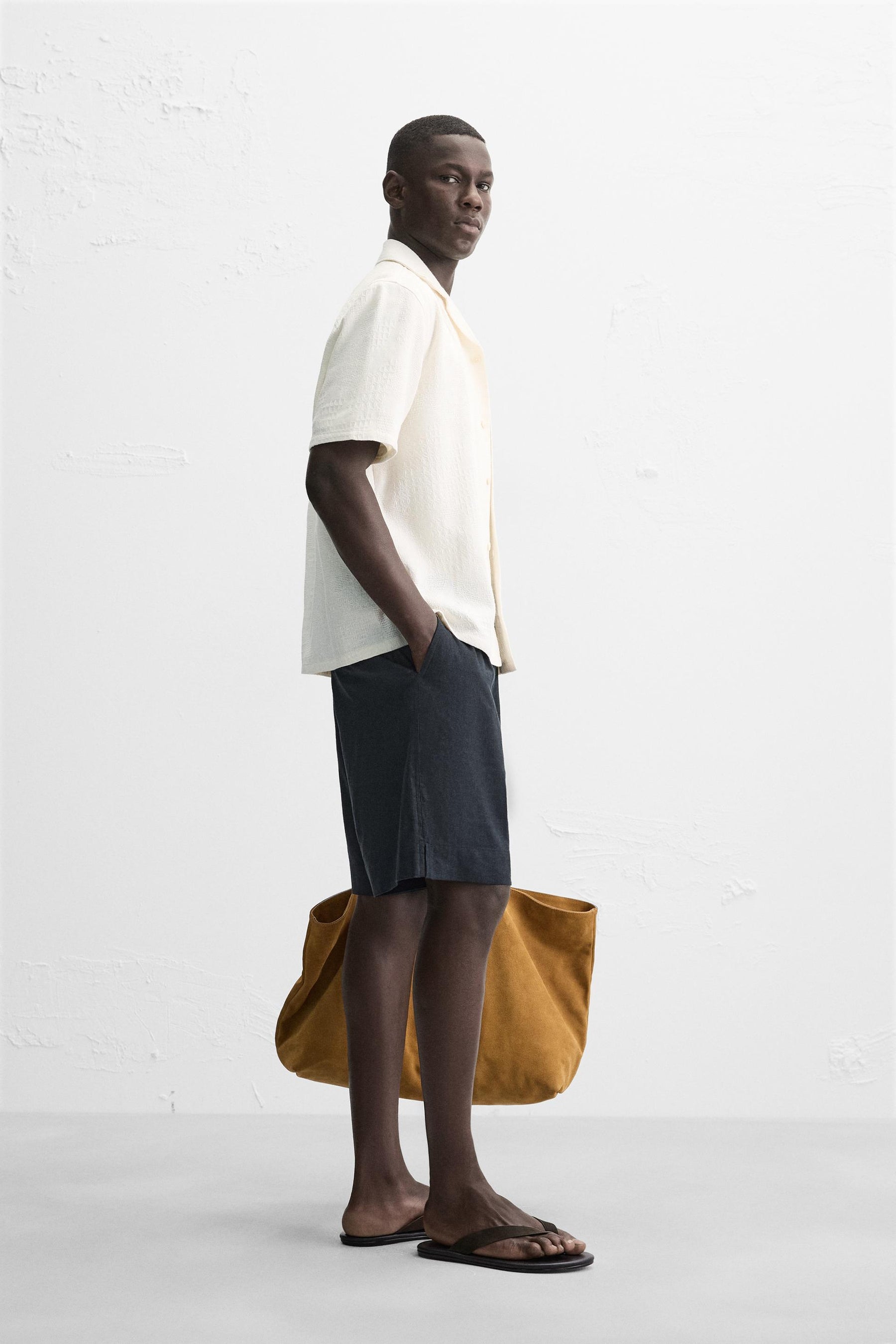 RELAXED FIT JACQUARD SHIRT - Image 4