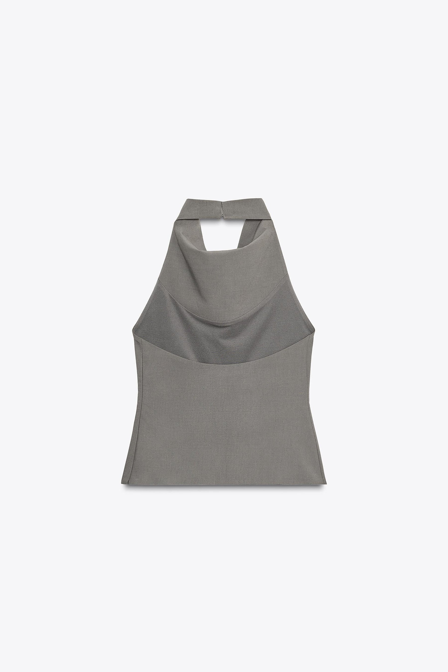 Halter Top, Open-Back