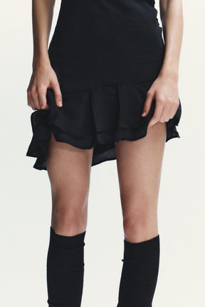 Asymmetric short dress