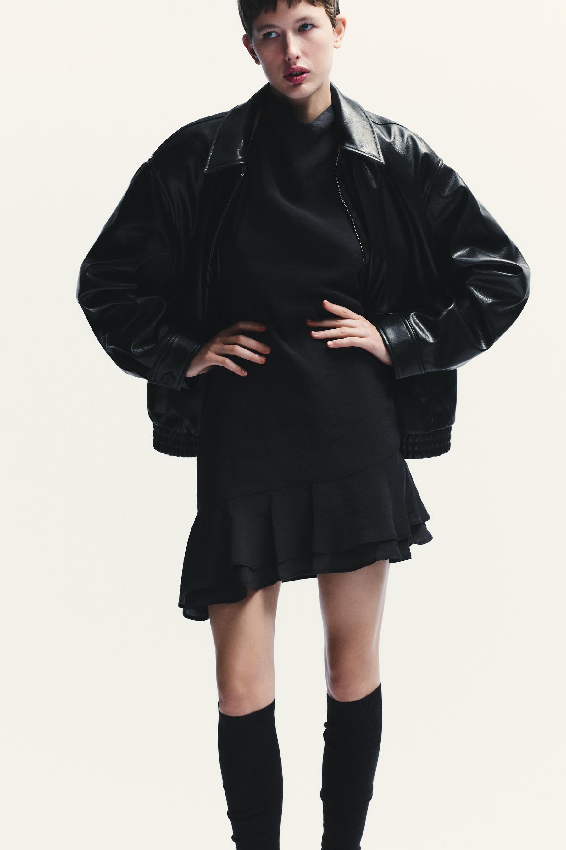 Asymmetric short dress