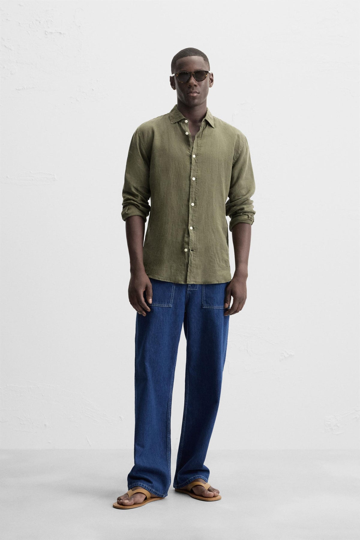 100% LINEN SHIRT - Image 1