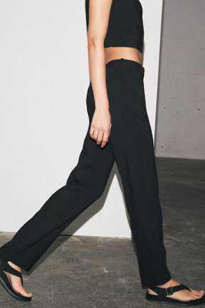 Straight-Leg Trousers
