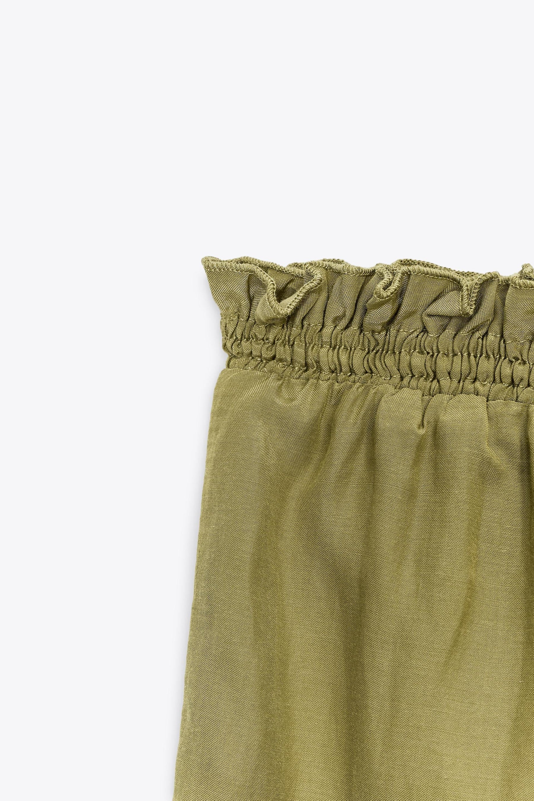Ruffled Midi Skirt