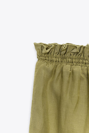 Ruffled Midi Skirt