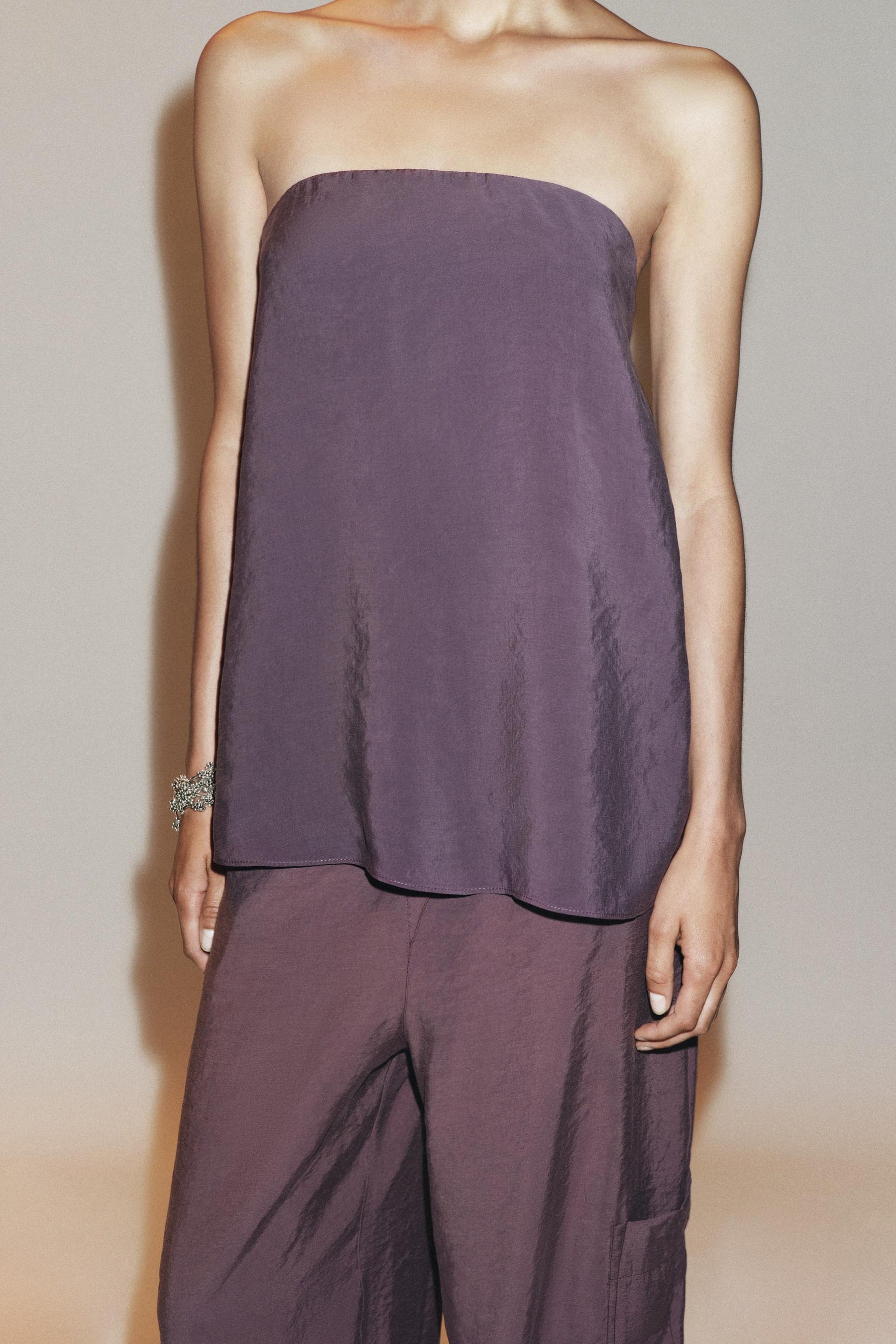 Flowing Bandeau Top