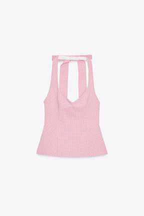 Halter Top with Bow