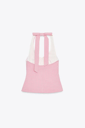 Halter Top with Bow
