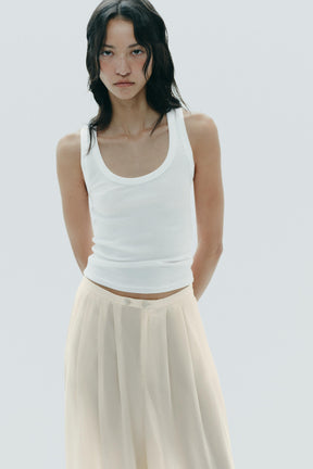 MULTI-PLEAT TROUSERS