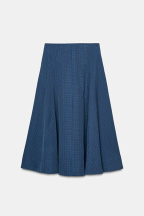 PLEATED MIDI SKIRT