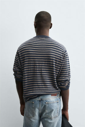 STRIPED JACQUARD SWEATER - Image 3