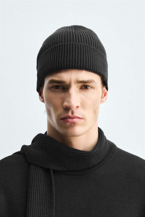 BASIC KNIT BEANIE - Image 1