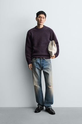 Boxy Knit Sweater