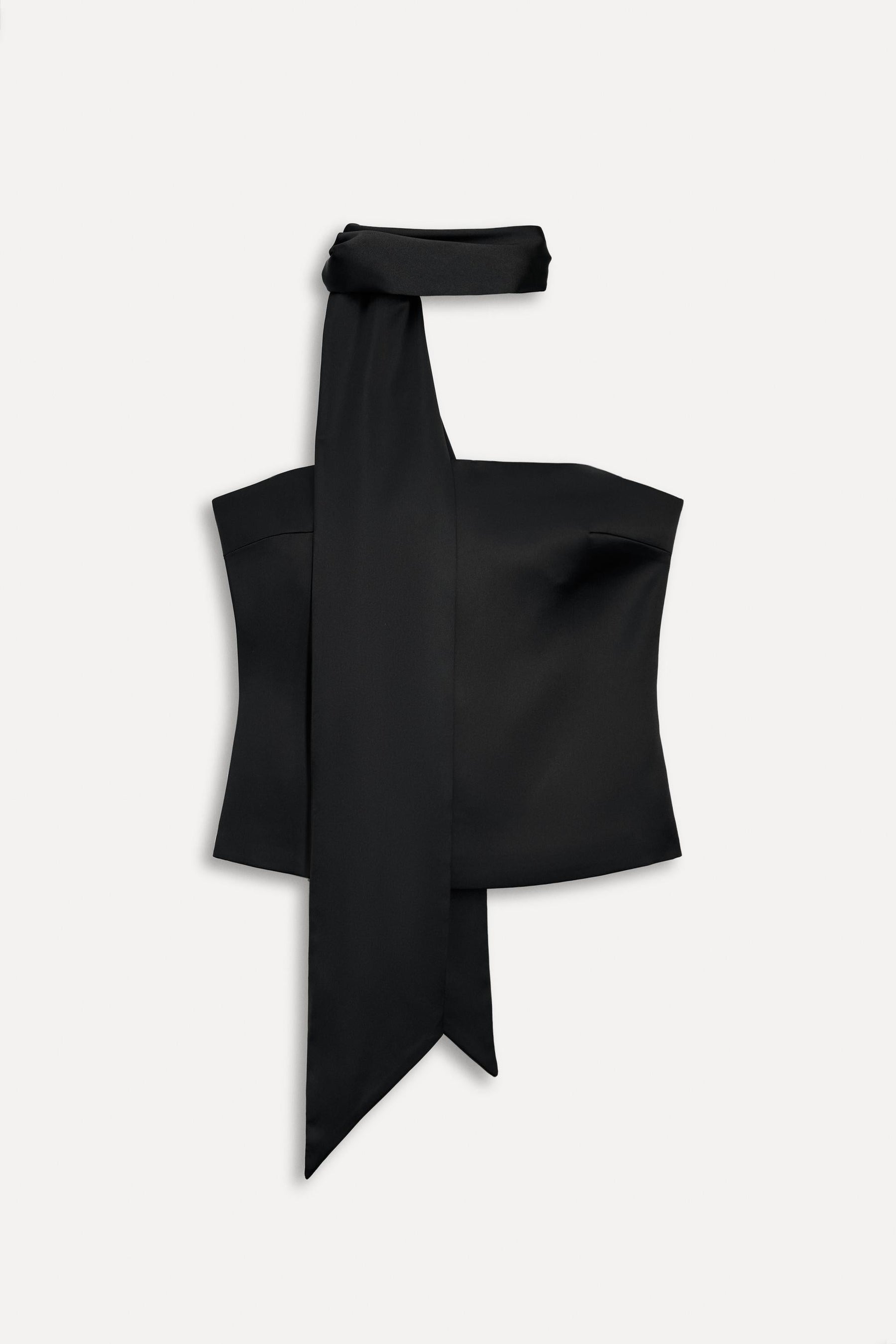 Satin scarf top anniversary