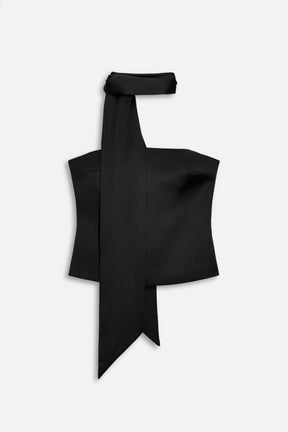 Satin scarf top anniversary