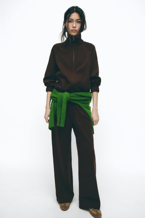 STRAIGHT-LEG TROUSERS